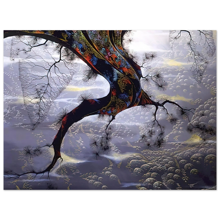 Eyvind Earle - Pine Branch  75x100 cm / 30x40inches Fine Art Poster