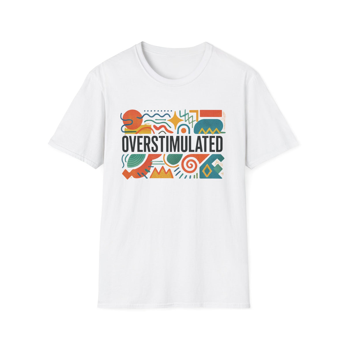 Overstimulated Shirt for Mom | Funny Tired Mom Tee | Weirdcore Clothing | Gen Z Humor T-Shirt | Exhausted but Aesthetic Tee
