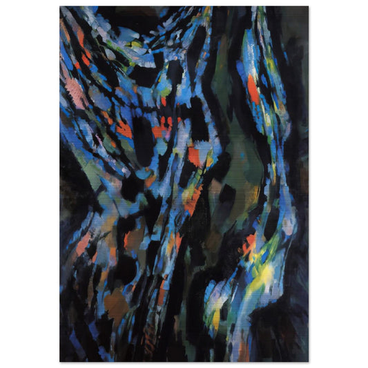 Les Ténèbres - 1962 - Alfred Manessier Brushed Aluminum Print - 70x100 cm / 28x40 inches | Alfred Manessier Aluminum Print | Alfred Manessier Prints