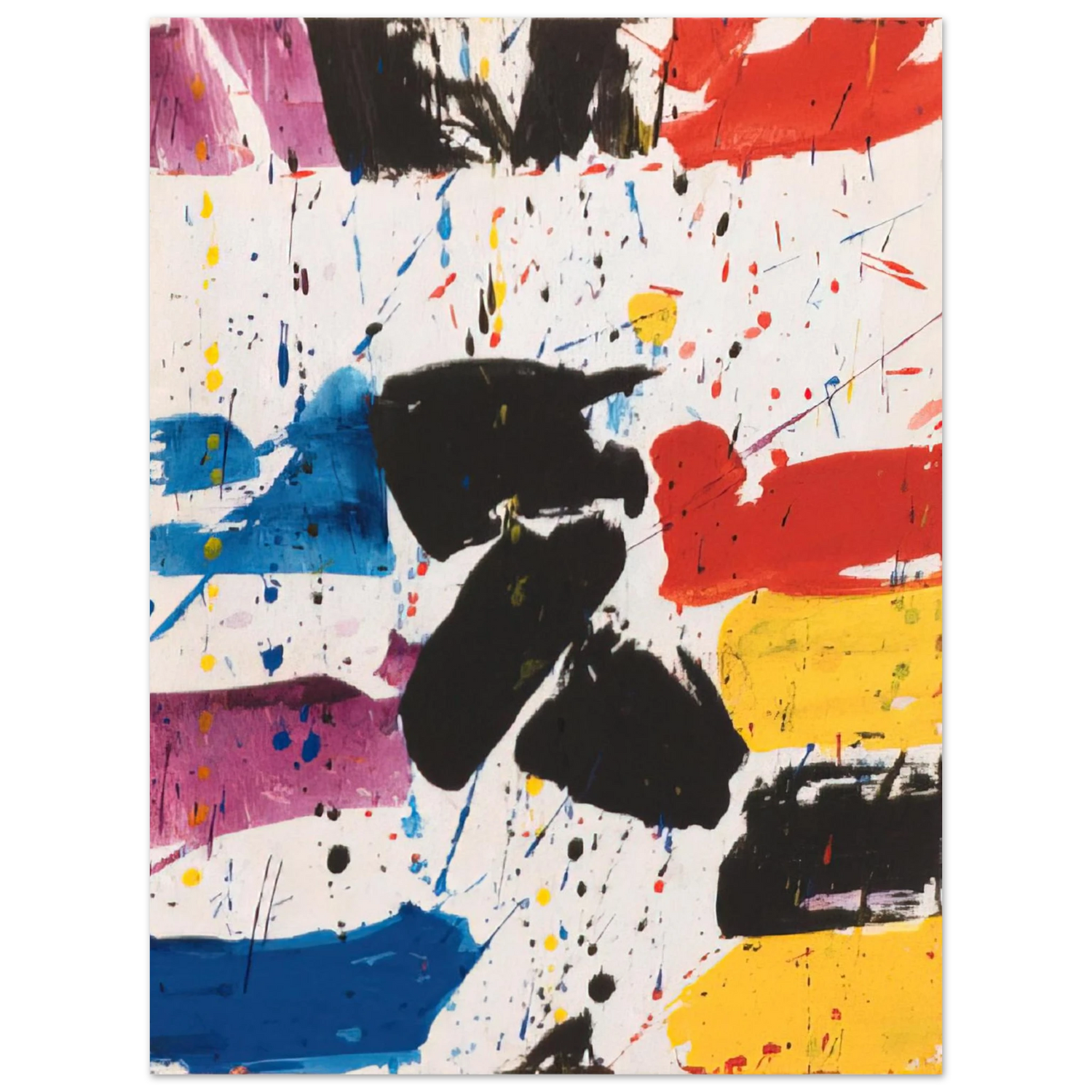 Sam Francis - Hommage to Alfred Jensen Fine Art Poster - Default Title