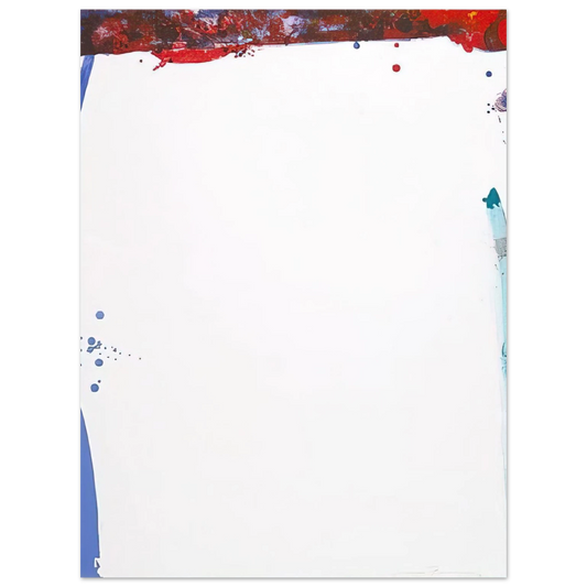 Sam Francis - Chinese Wall  L. L101; SF-87  Fine Art Poster - Default Title