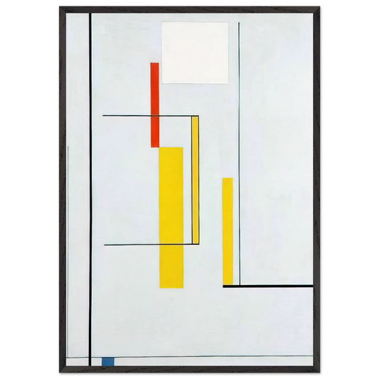 Untitled - 1948 N3 - Tomas Maldonado Framed Art Print – Black Wooden Frame - Default Title - -Framed Art Print