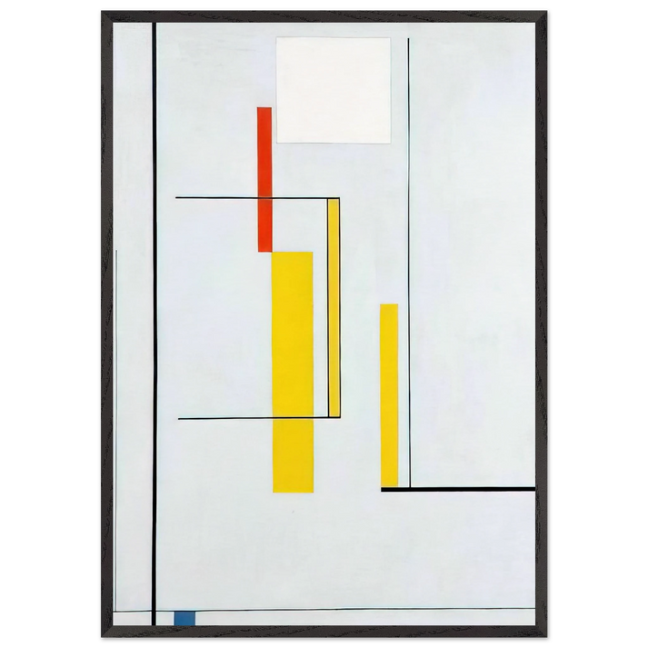 Untitled - 1948 N3 - Tomas Maldonado 70x100 cm / 28x40 inches Framed Art Print – Black Wooden Frame