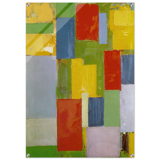 Abstract Euphony - Hans Hofmann Acrylic Print - 70x100 cm / 28x40″ inches