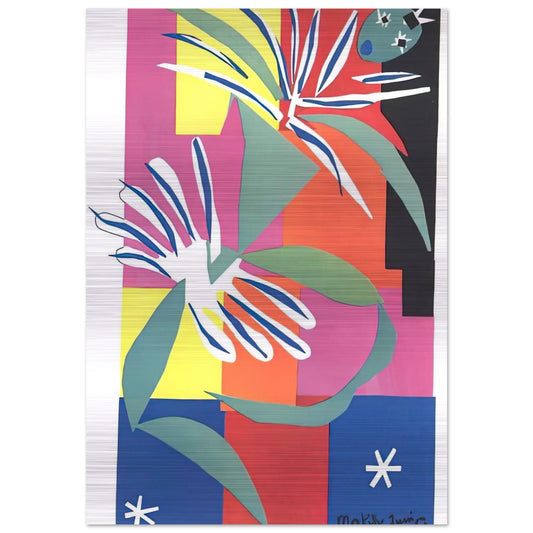 CREOLE DANCER - Henri Matisse Brushed Aluminum Print - 70x100 cm / 28x40 inches | Henri Matisse Aluminum Print | Henri Matisse Prints