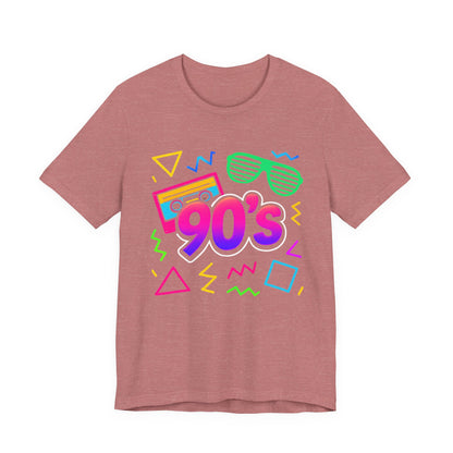 Musica old school anni '90 - vibrazioni arcade Classico anni '90 Vintage. Anni '90 Retro Mi piacciono gli anni Novanta Maglietta
