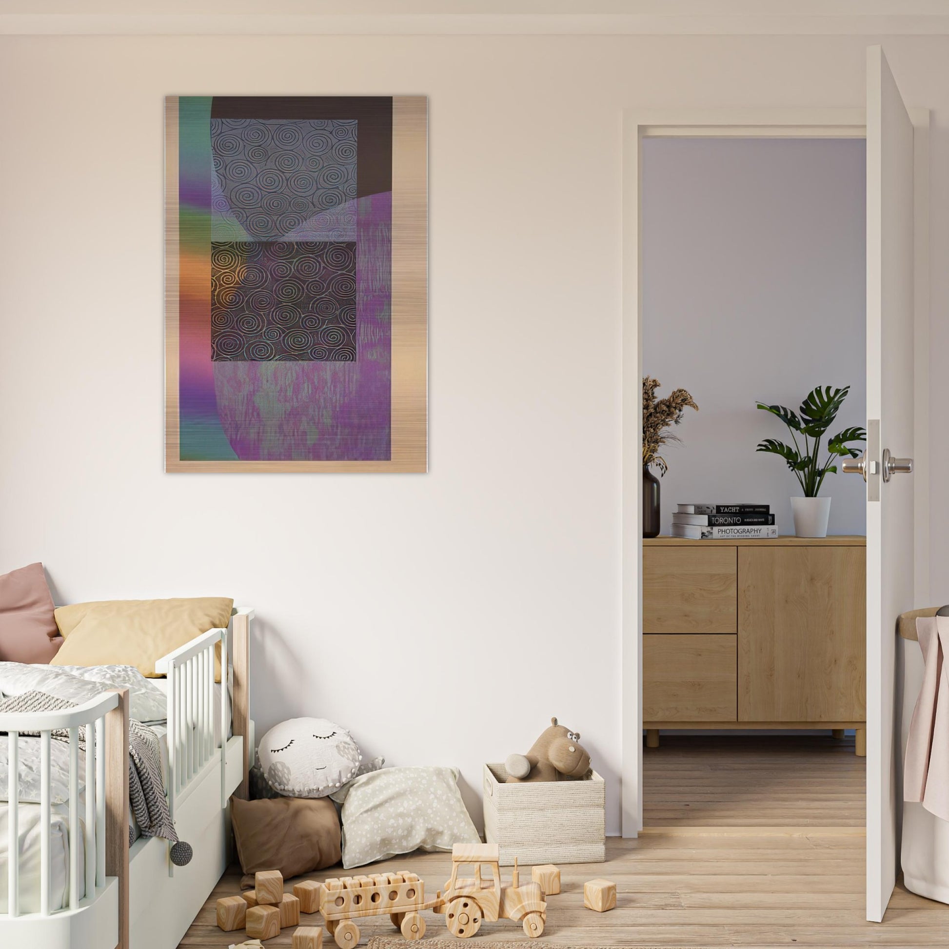 Recitals - Sam Gilliam Brushed Aluminum Print - 70x100 cm / 28x40 inches | Sam Gilliam Aluminum Print | Sam Gilliam Prints