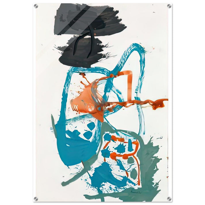 Winter Figure with Black Overhead, 1959- - Helen Frankenthaler Acrylic Print - 70x100 cm / 28x40″ inches