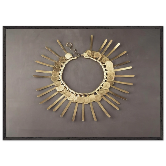 NECKLACE 1937 - Alexander Calder Framed Art Print – Black Wooden Frame - Default Title - -Framed Art Print