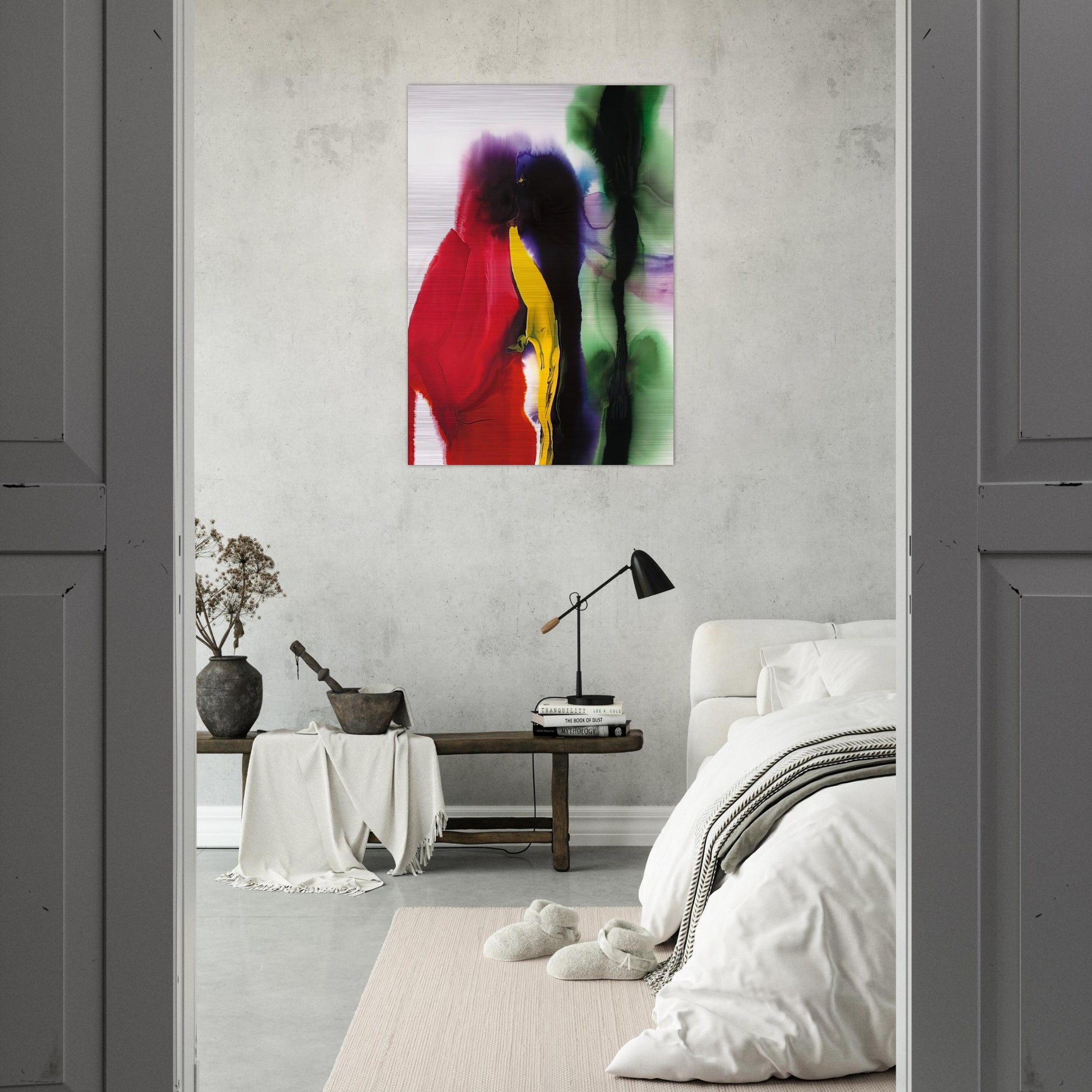 Phenomena Wind Arch - 2009 - Paul Jenkins Brushed Aluminum Print - 70x100 cm / 28x40 inches | Paul Jenkins Aluminum Print | Paul Jenkins Prints