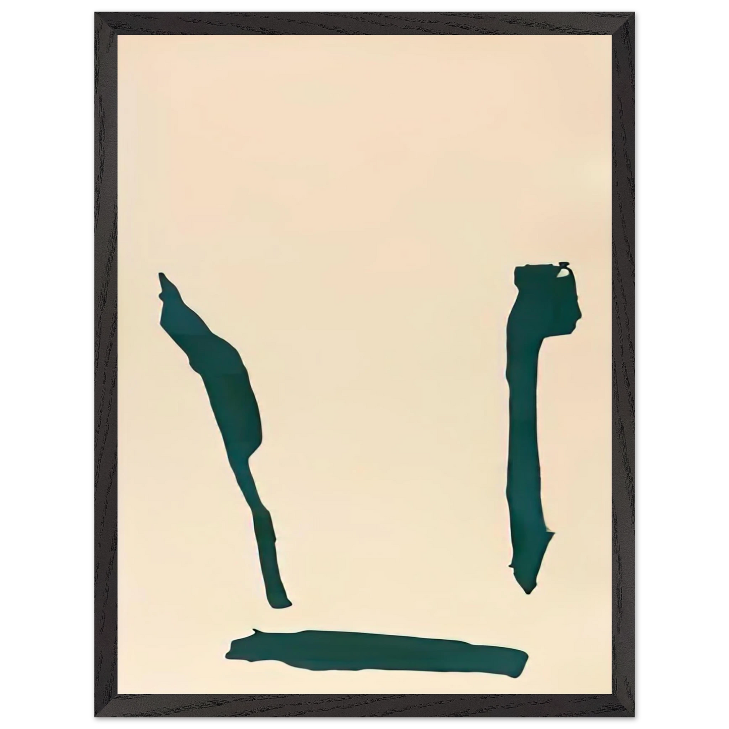 Helen Frankenthaler - Cloister, 1969- Wall Art - 30x40 cm / 12x16 inches - Premium Wooden Framed Poster With Fine Art Paper - Black frame