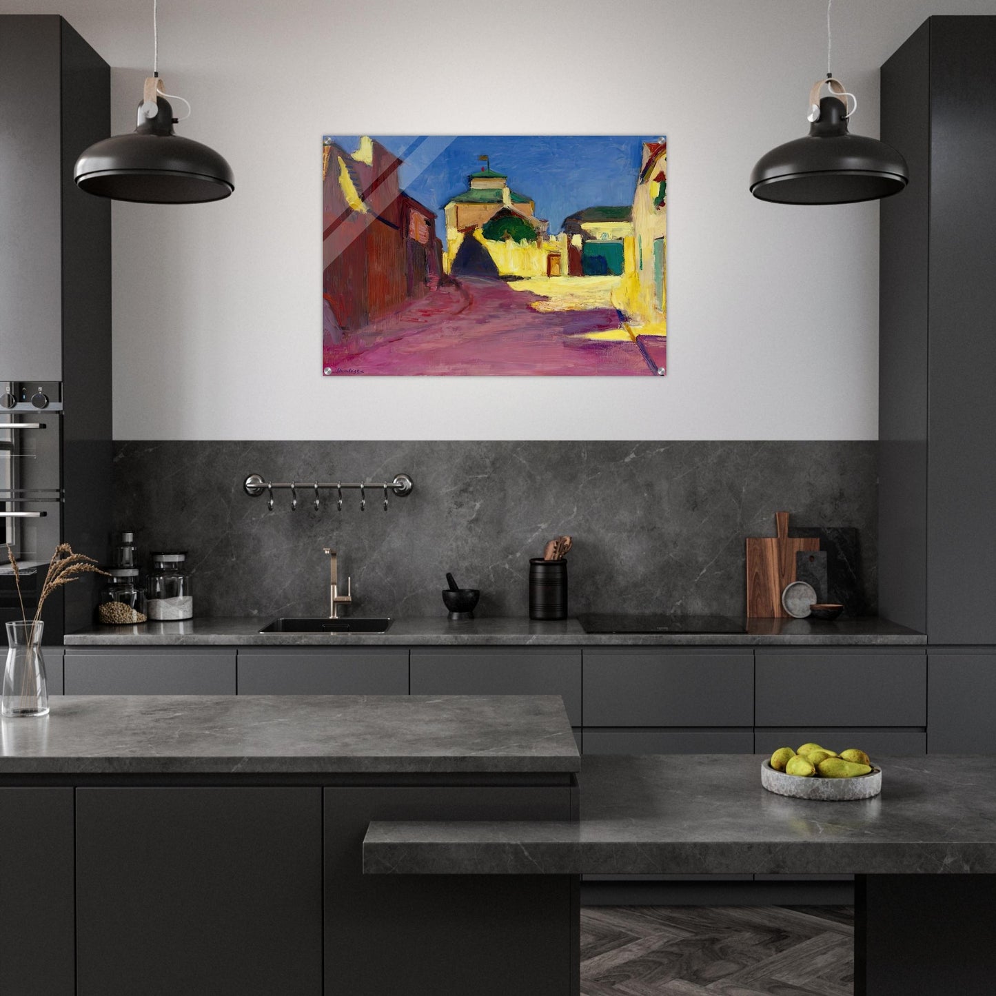 UNE RUE A ARCUEIL 1904 - Henri Matisse Acrylic Print - 70x100 cm / 28x40″ inches | Henri Matisse Wall Art | Henri Matisse Prints