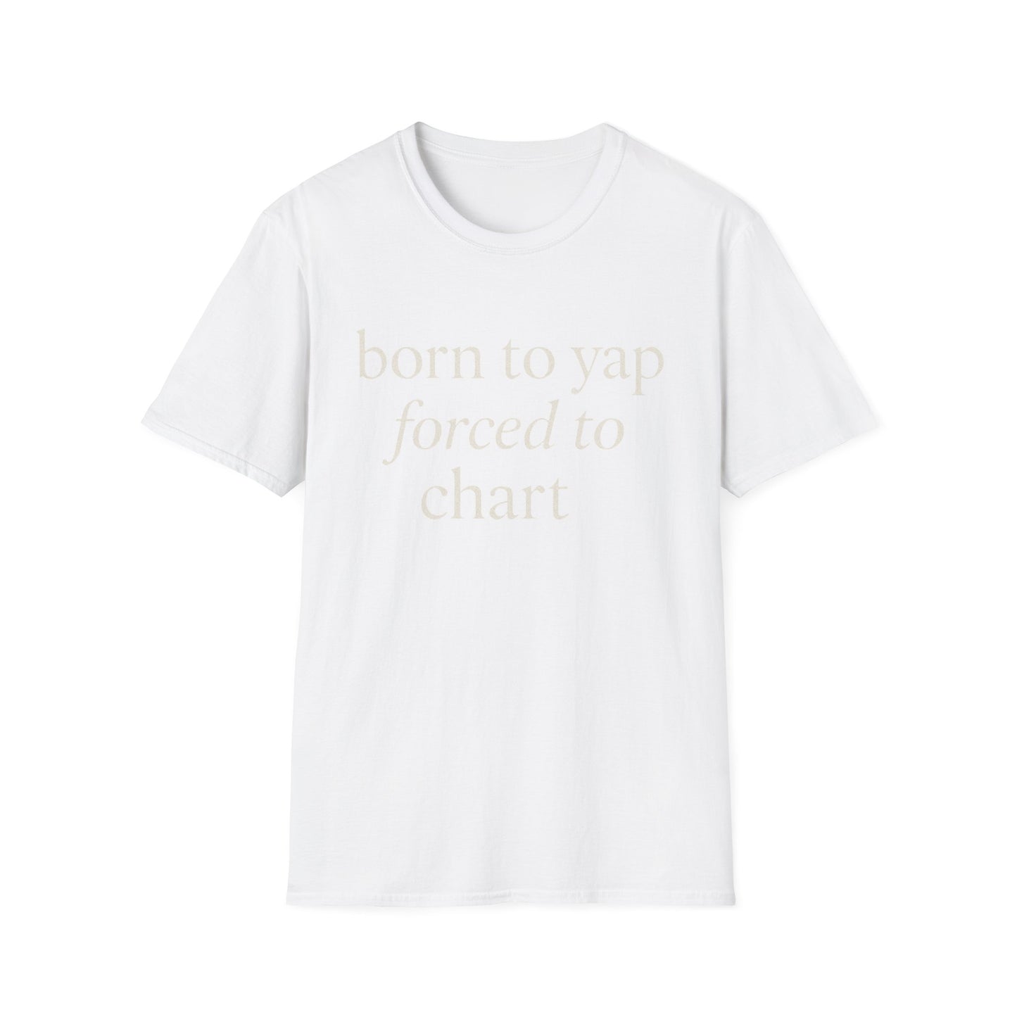 Born to Yap Forced to Chart Shirt, Funny Nurse Shirt for Healthcare Workers, Medical Humor Gift for RN LPN CNA, Dog Lover Nurse Tee