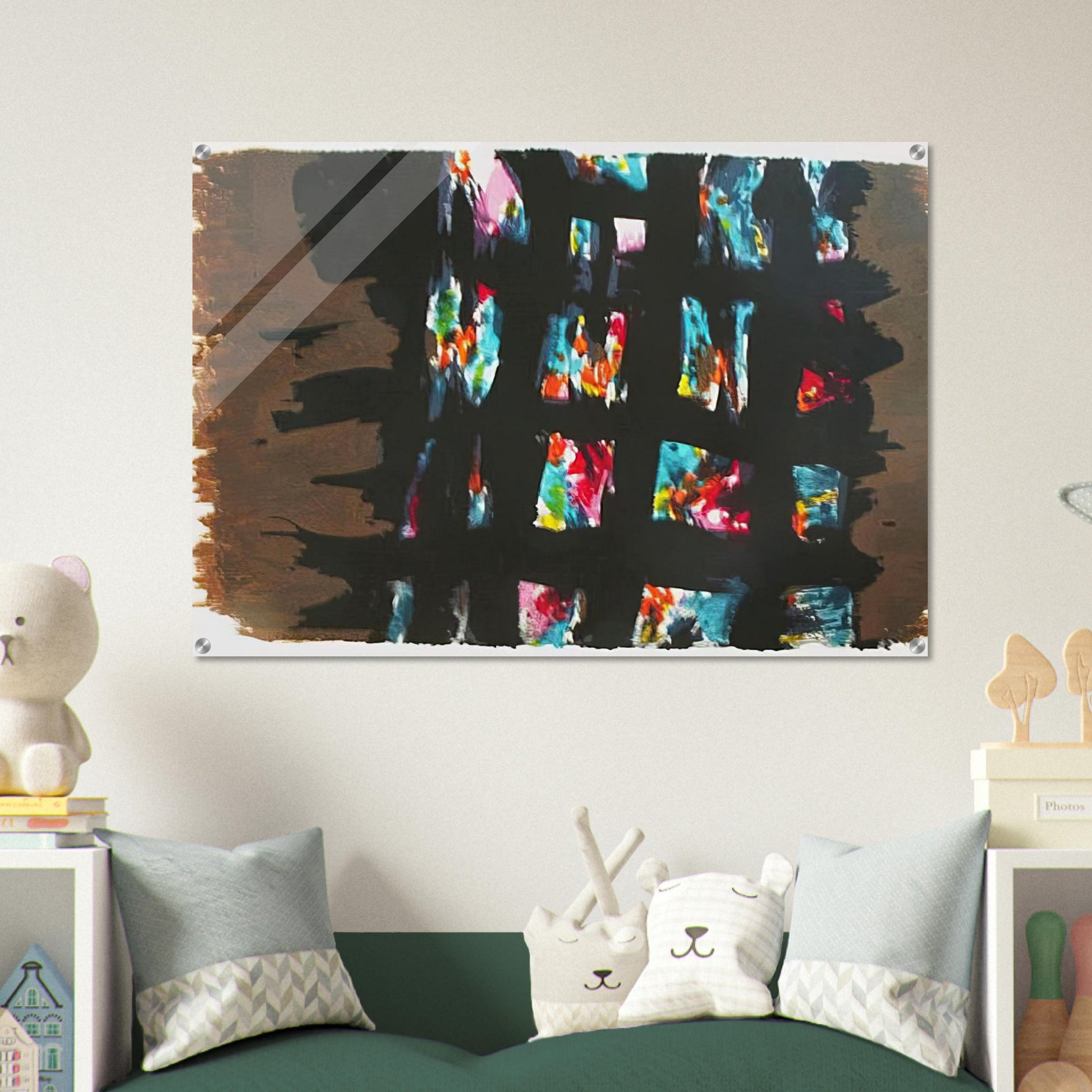 L'Emprisonnement - 1978 - Alfred Manessier Acrylic Print - 70x100 cm / 28x40″ inches | Alfred Manessier Wall Art | Alfred Manessier Prints