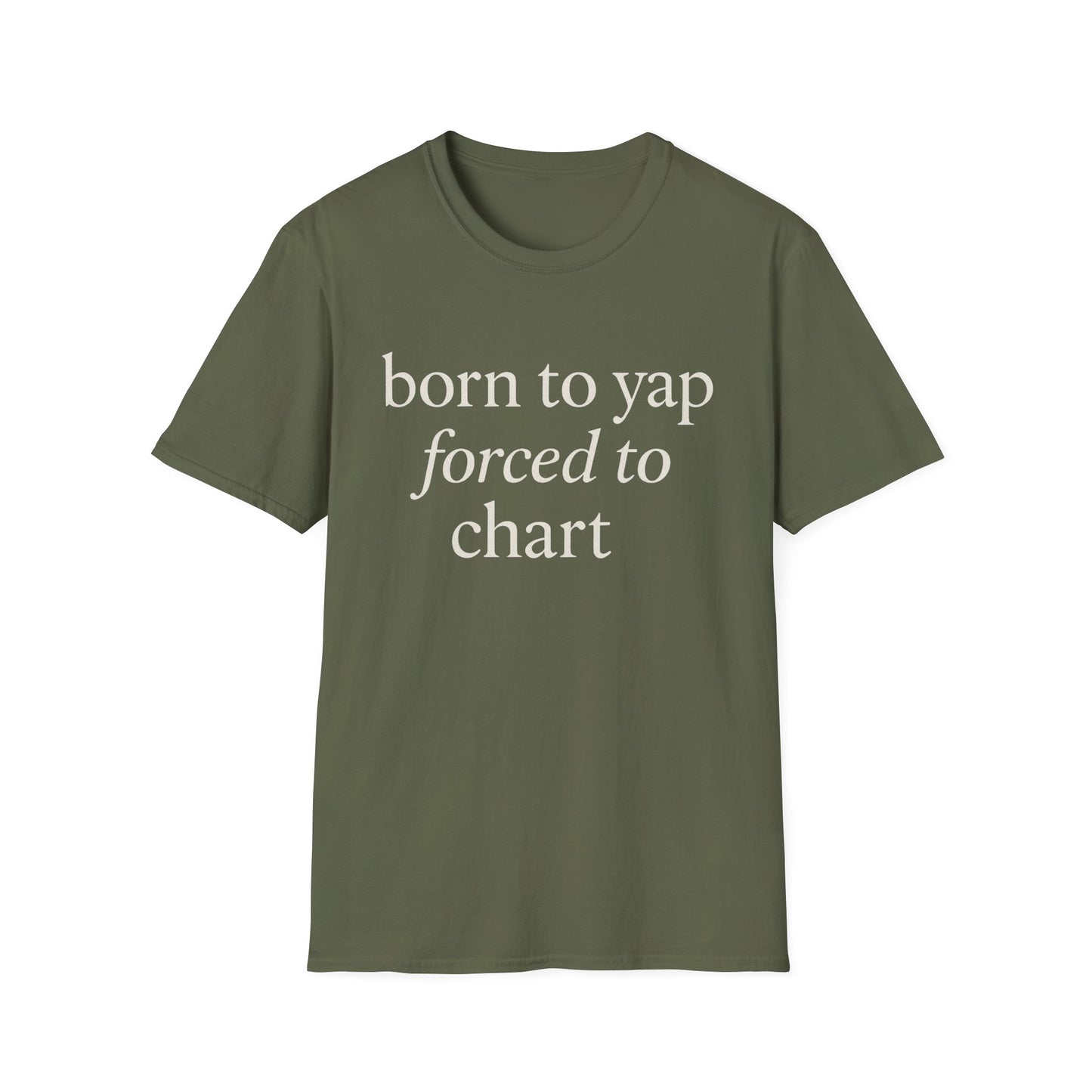 Born to Yap Forced to Chart Shirt, Funny Nurse Shirt for Healthcare Workers, Medical Humor Gift for RN LPN CNA, Dog Lover Nurse Tee