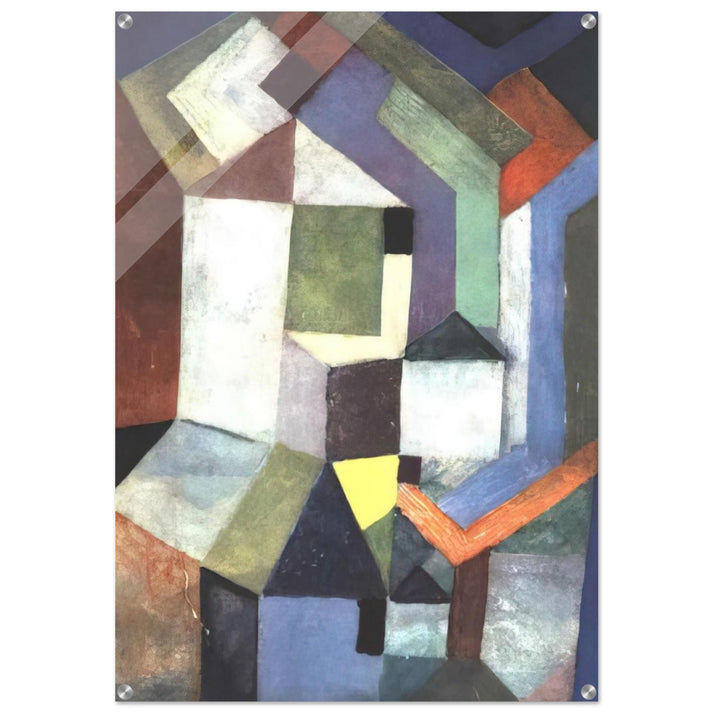 PIOUS NORTHERN LANDSCAPE 1917 - Paul Klee Acrylic Print - 70x100 cm / 28x40″ inches | Paul Klee Wall Art | Paul Klee Prints