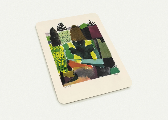 PARK 1920 By Paul Klee Pack of 10 Post Cards | Paul Klee Post Cards | A6 (10.5 x 14.8 cm) - 4.1 x 5.8 inches