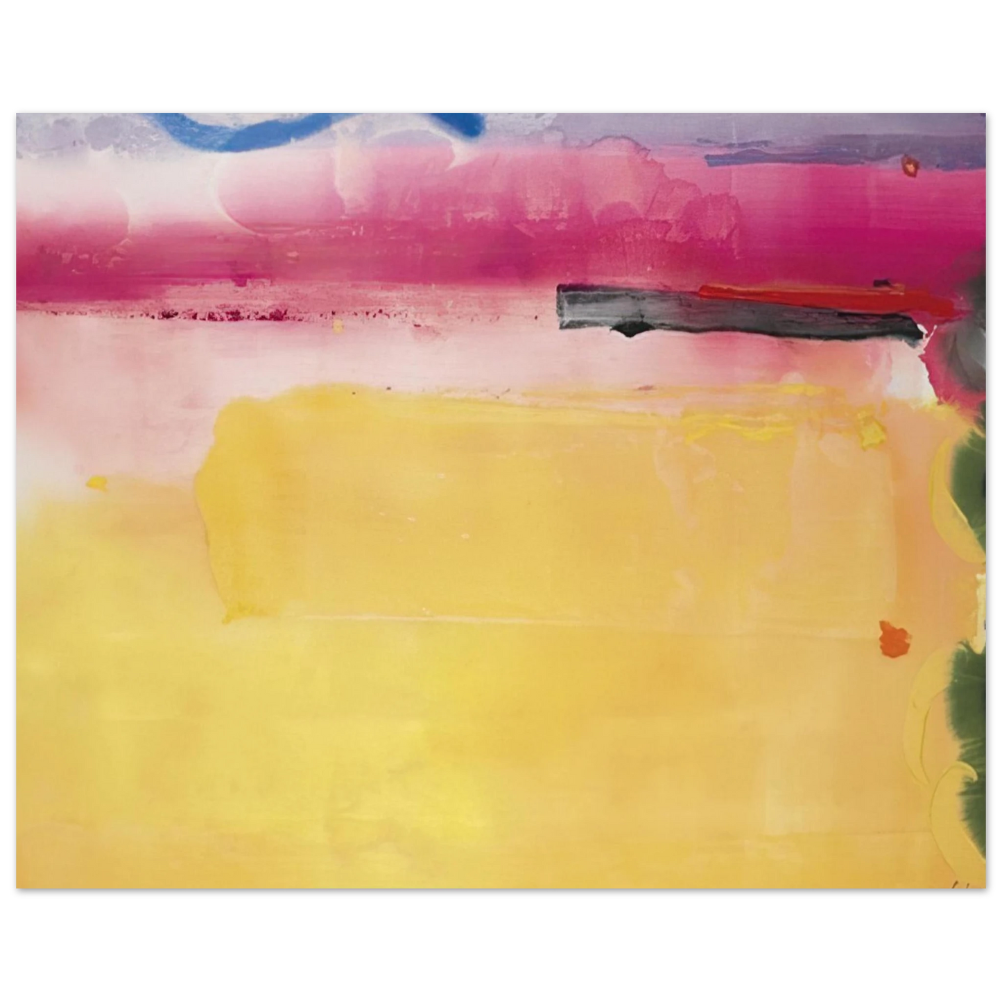 Helen Frankenthaler - Black-Eyed Susan - 1988 Wall art - 70x100 cm / 28x40 inches - Fine Art Poster - -
