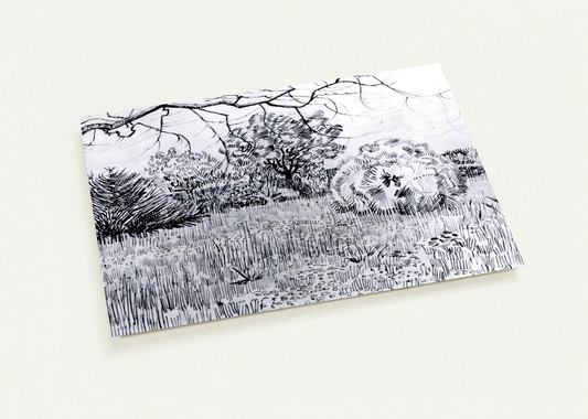 Park at Arles By Vincent van Gogh Pack of 10 Post Cards | Vincent van Gogh Post Cards | A6 (10.5 x 14.8 cm) - 4.1 x 5.8 inches