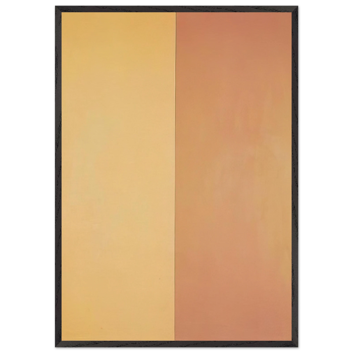 Blunder - 1969 - Brice Marden 70x100 cm / 28x40 inches Framed Art Print – Black Wooden Frame