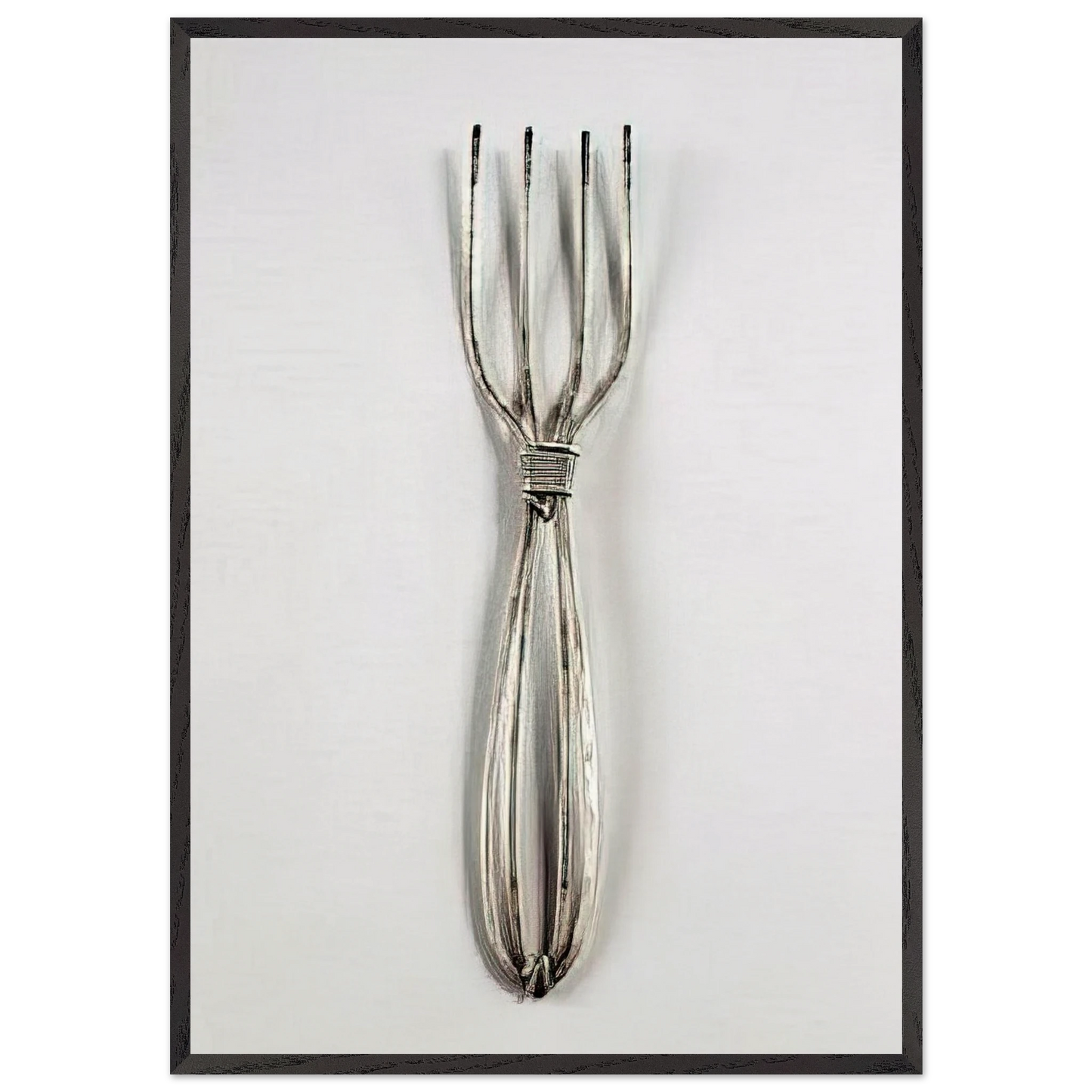 FORK 1940 - Alexander Calder Framed Art Print – Black Wooden Frame - Default Title - -Framed Art Print