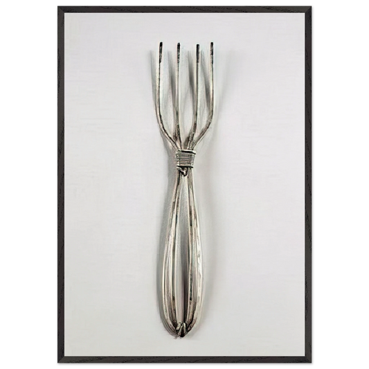 FORK 1940 - Alexander Calder Framed Art Print – Black Wooden Frame - Default Title - -Framed Art Print