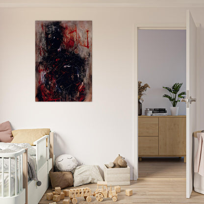 Oui, oui, oui - 1947 - Wols Brushed Aluminum Print - 70x100 cm / 28x40 inches | Wols Aluminum Print | Wols Prints