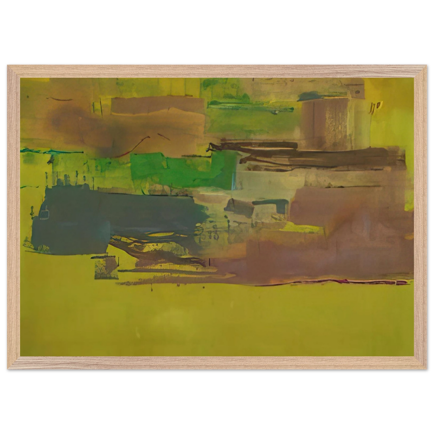 Helen Frankenthaler - August Deep - 1978 Wall art - 75x100 cm / 30x40 inches - Fine Art Poster - -