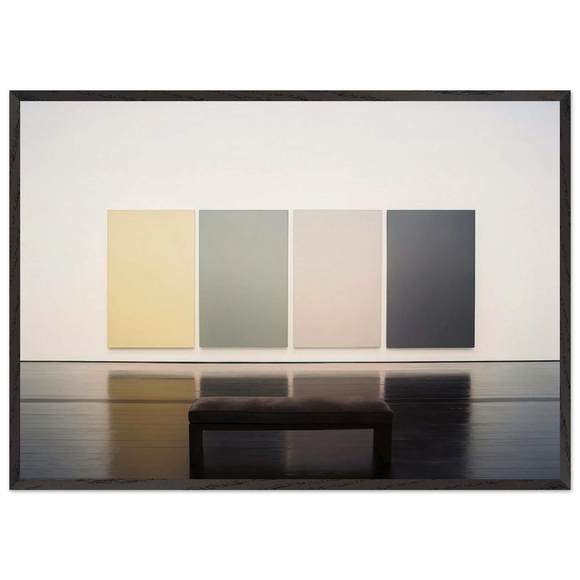 The Seasons - 1975 - Brice Marden Framed Art Print – Black Wooden Frame - Default Title - -Framed Art Print