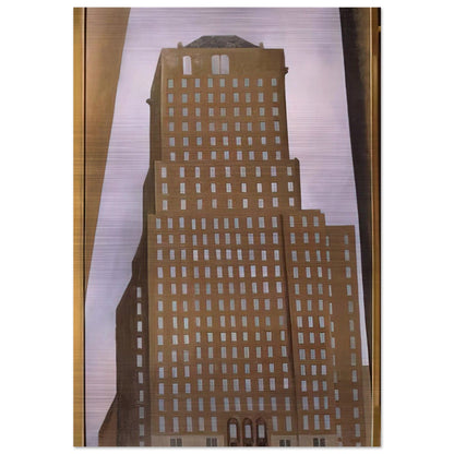 Shelton Hotel New York No. 1 - Georgia O'Keeffe Brushed Aluminum Print - 70x100 cm / 28x40 inches | Georgia O'Keeffe Aluminum Print | Georgia O'Keeffe Prints