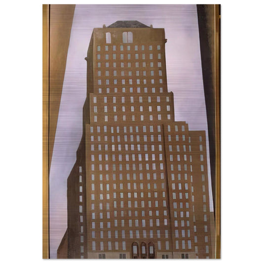 Shelton Hotel New York No. 1 - Georgia O'Keeffe Brushed Aluminum Print - 70x100 cm / 28x40 inches | Georgia O'Keeffe Aluminum Print | Georgia O'Keeffe Prints