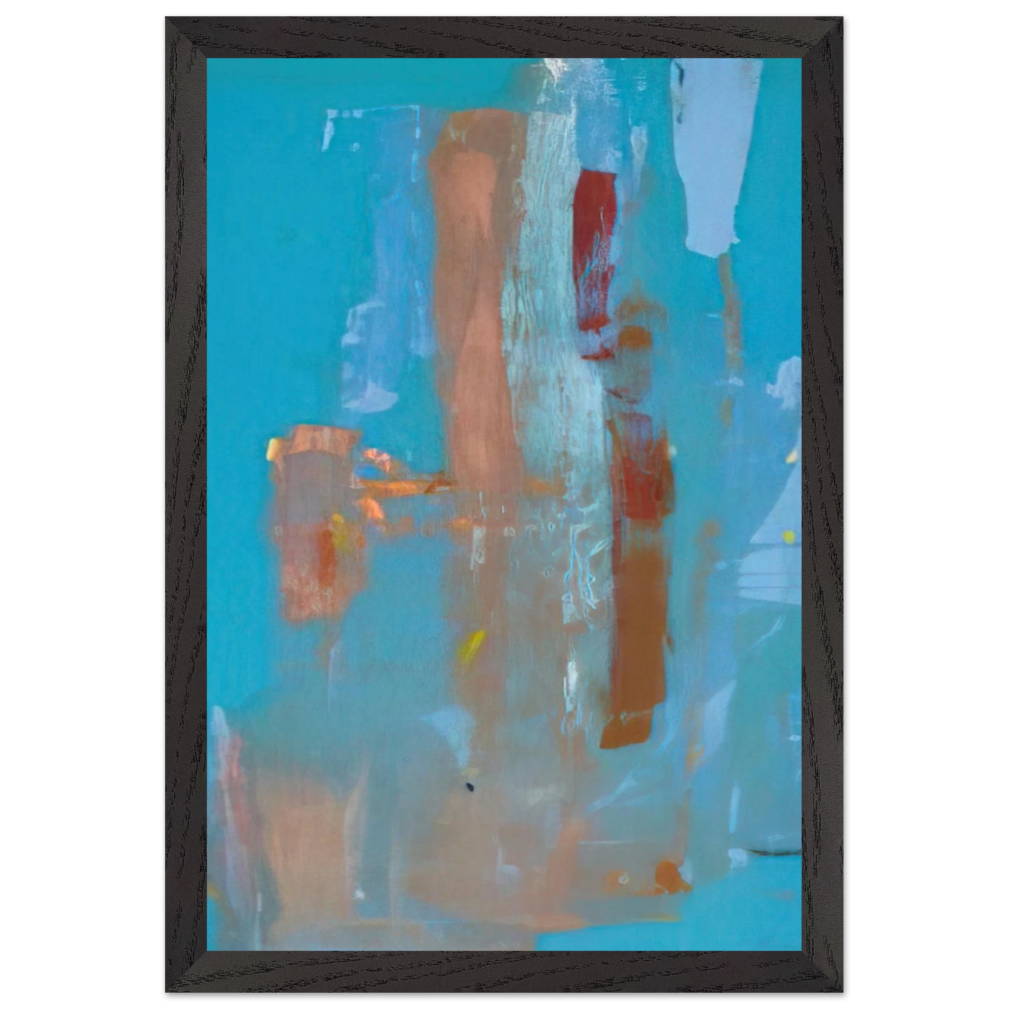 Helen Frankenthaler - In on Blue - 1976 Wall art - 70x100 cm / 28x40 inches - Fine Art Poster - -