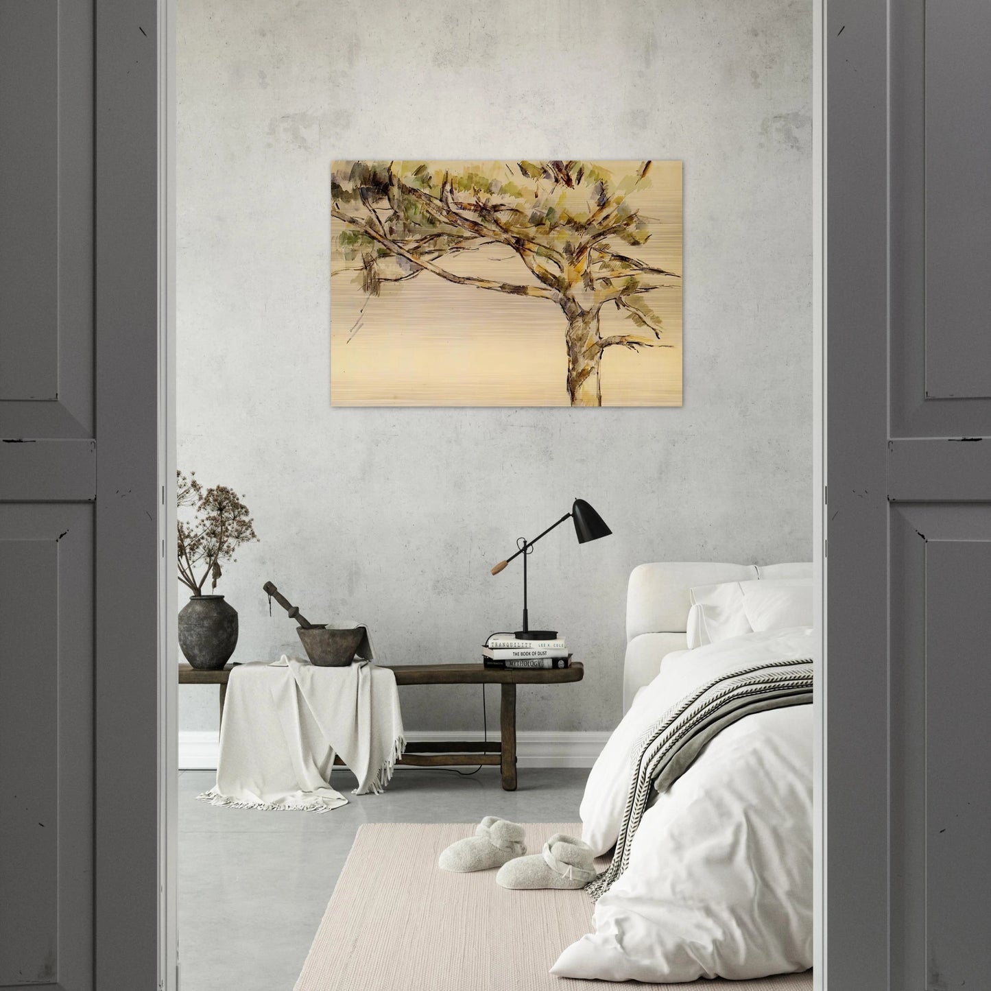 Large Pine - Paul Cézanne Brushed Aluminum Print - 70x100 cm / 28x40 inches | Paul Cézanne Aluminum Print | Paul Cézanne Prints