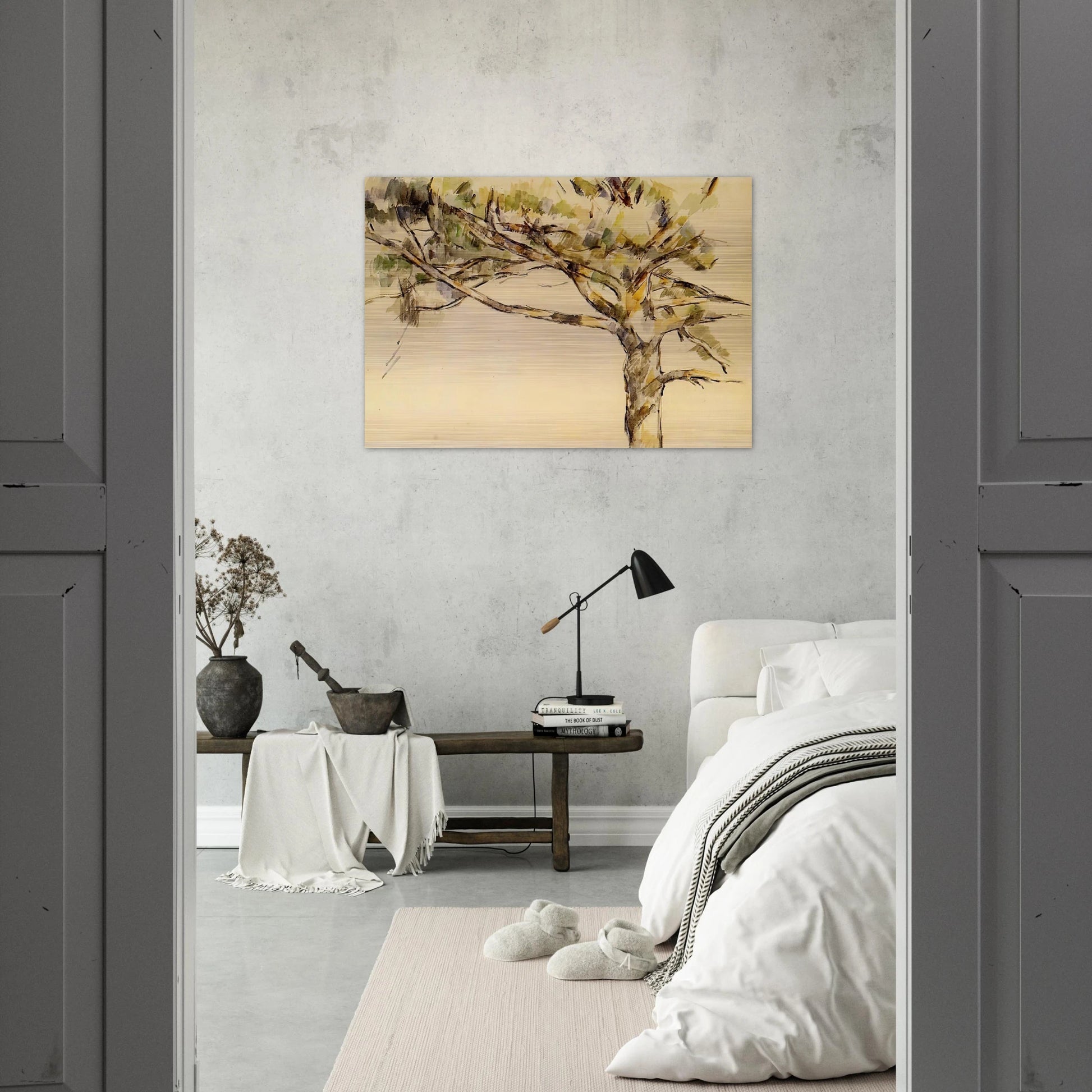 Large Pine - Paul Cézanne Brushed Aluminum Print - 70x100 cm / 28x40 inches | Paul Cézanne Aluminum Print | Paul Cézanne Prints