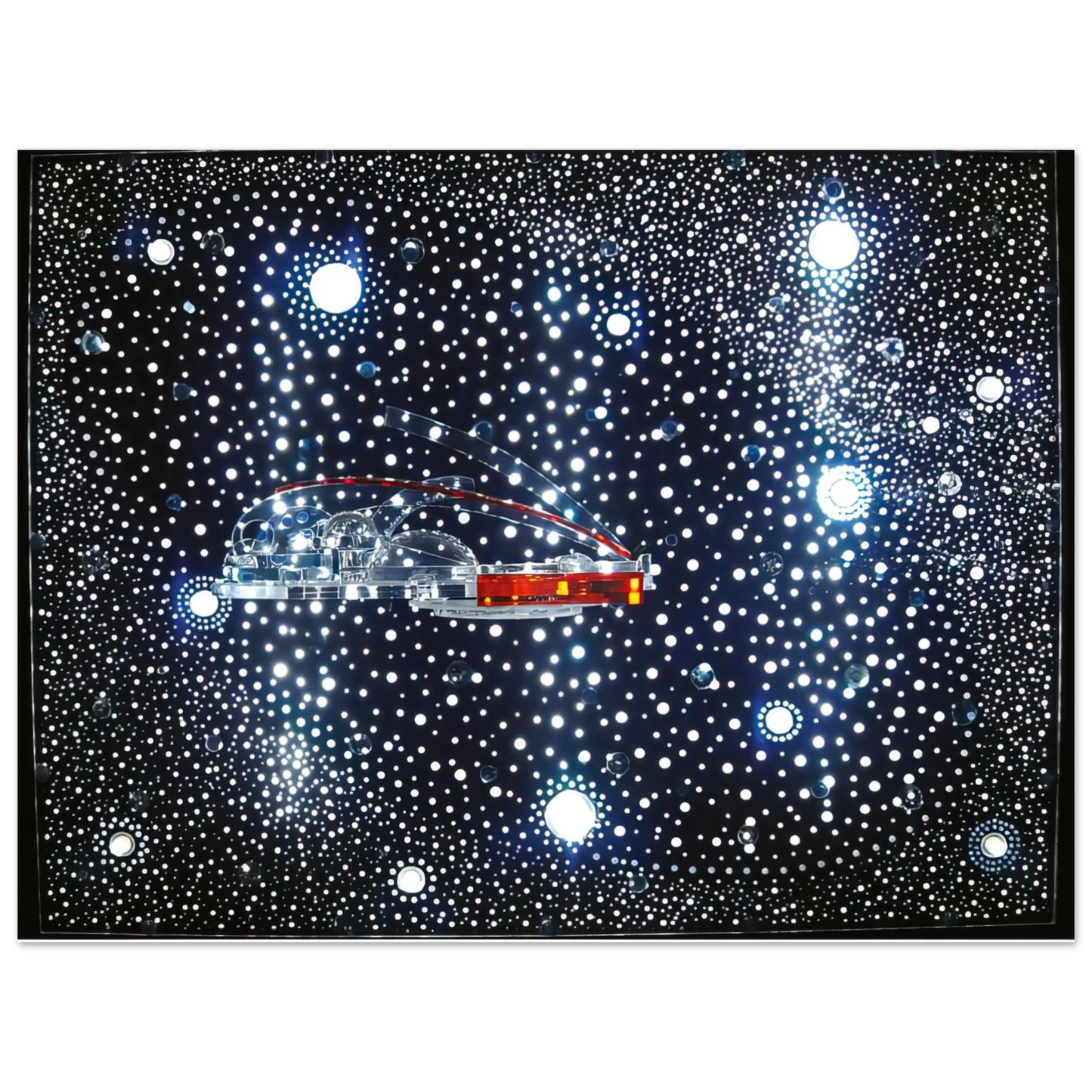 Gyula Kosice - Constellation and Habitat of the Hydrospatial City, - 1973 Fine Art Poster - Default Title