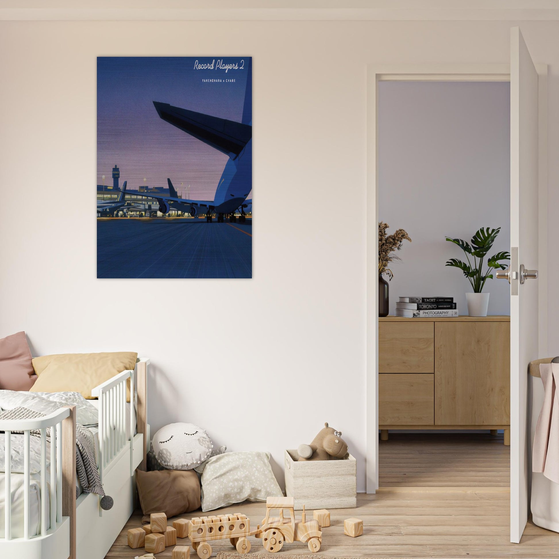 Taxiway - Hiroshi Nagai Brushed Aluminum Print - 70x100 cm / 28x40 inches | Hiroshi Nagai Aluminum Print | Hiroshi Nagai Prints