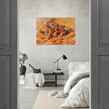 Still Life with Grapes, Pears and Lemons - Vincent van Gogh Acrylic Print - 70x100 cm / 28x40″ inches