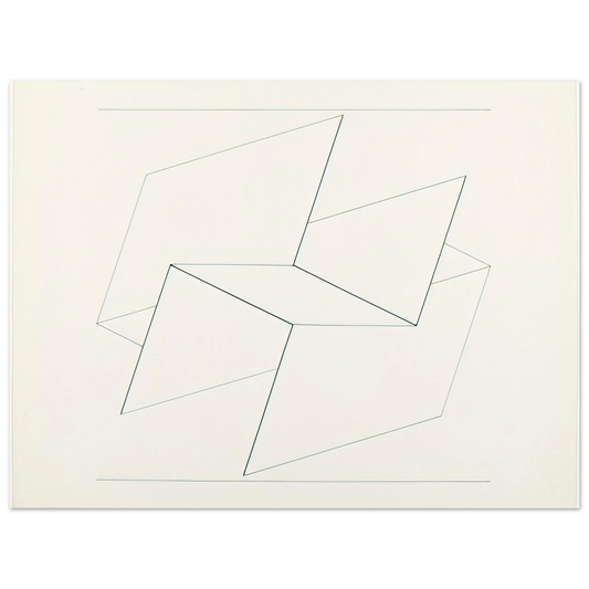 Josef Albers - STRUCTURAL CONSTELLATION VI 1960 Fine Art Poster - Default Title