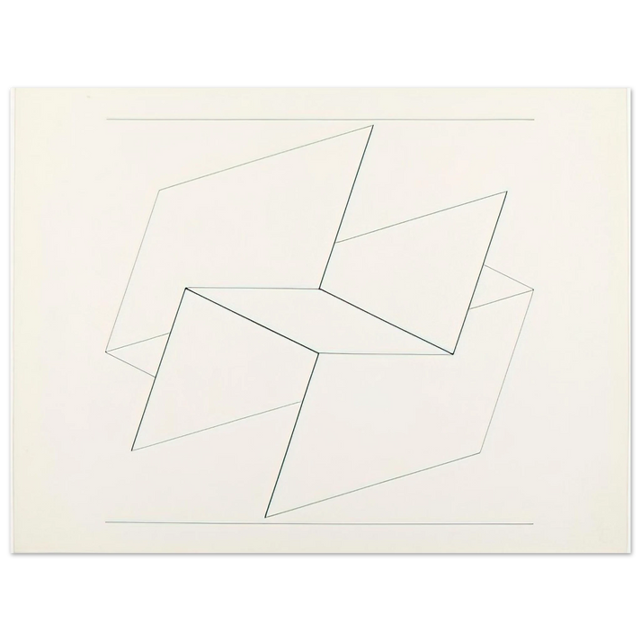 Josef Albers - STRUCTURAL CONSTELLATION VI 1960  75x100 cm / 30x40inches Fine Art Poster