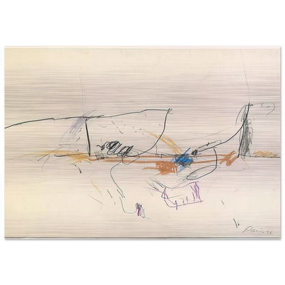 Jumping Jack - 1978 - Gene Davis Brushed Aluminum Print - 70x100 cm / 28x40 inches | Gene Davis Aluminum Print | Gene Davis Prints