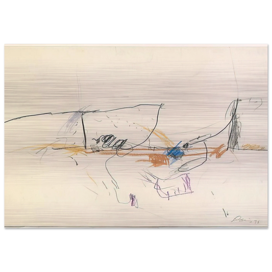 Jumping Jack - 1978 - Gene Davis Brushed Aluminum Print - 70x100 cm / 28x40 inches | Gene Davis Aluminum Print | Gene Davis Prints