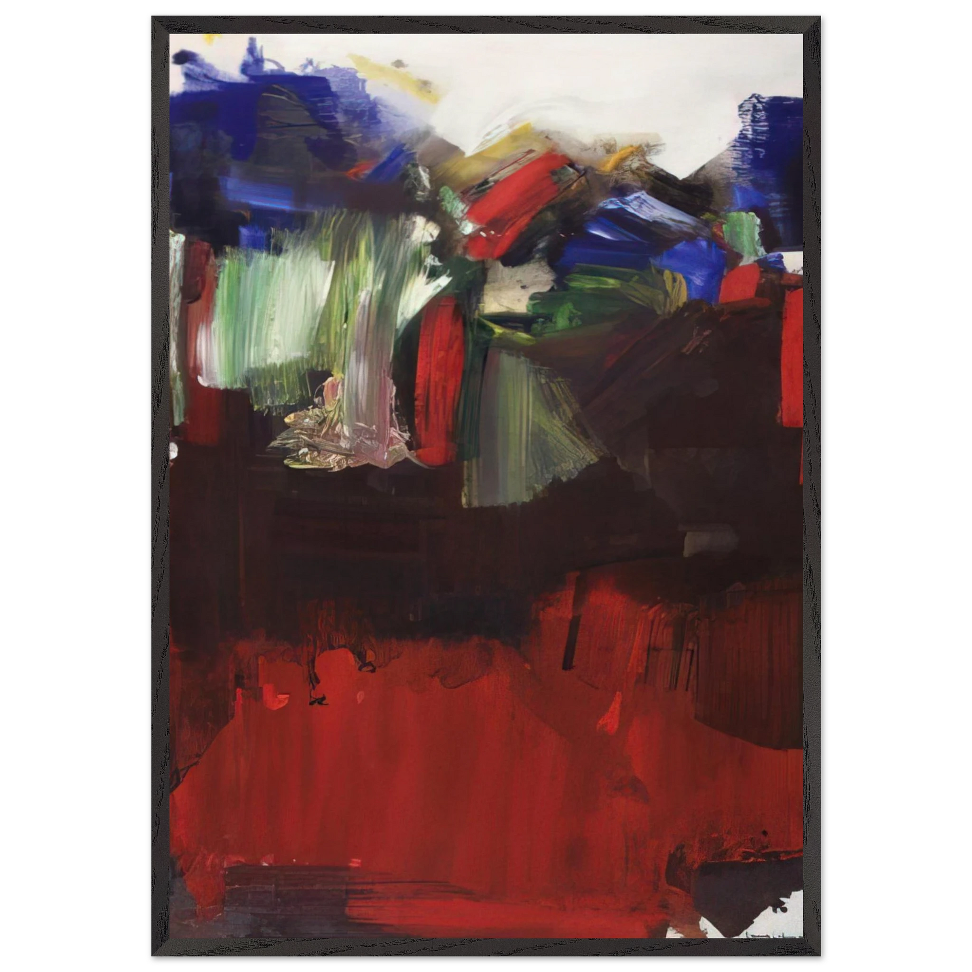 Nulli Secundus - Hans Hofmann Framed Art Print – Black Wooden Frame - Default Title - -Framed Art Print