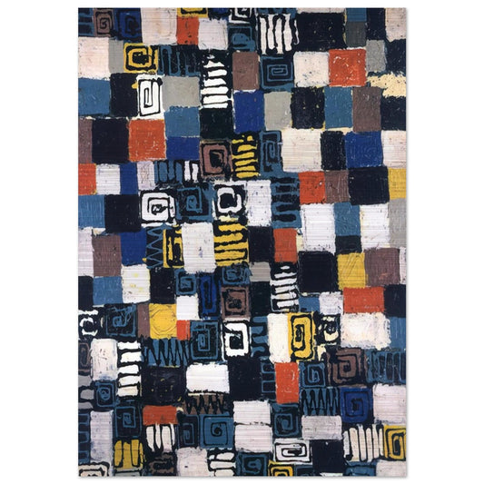 Untitled from Little Image series - Lee Krasner Brushed Aluminum Print - 70x100 cm / 28x40 inches | Lee Krasner Aluminum Print | Lee Krasner Prints