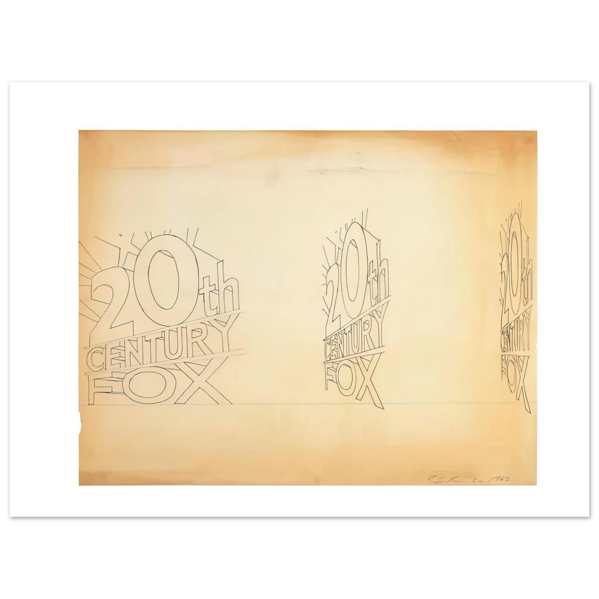 Edward Ruscha - TRADEMARK STUDY 1 1962 Fine Art Poster - Default Title