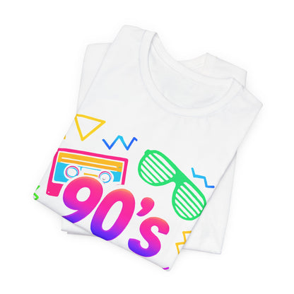 Musica old school anni '90 - vibrazioni arcade Classico anni '90 Vintage. Anni '90 Retro Mi piacciono gli anni Novanta Maglietta