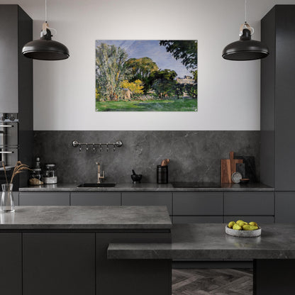 The Trees of Jas de Bouffan - Paul Cézanne Acrylic Print - 70x100 cm / 28x40″ inches