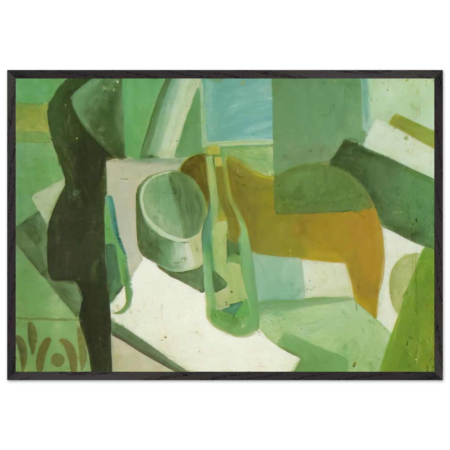 STILL LIFE 4 N2 - Salvador Dali Framed Art Print – Black Wooden Frame - Default Title - -Framed Art Print