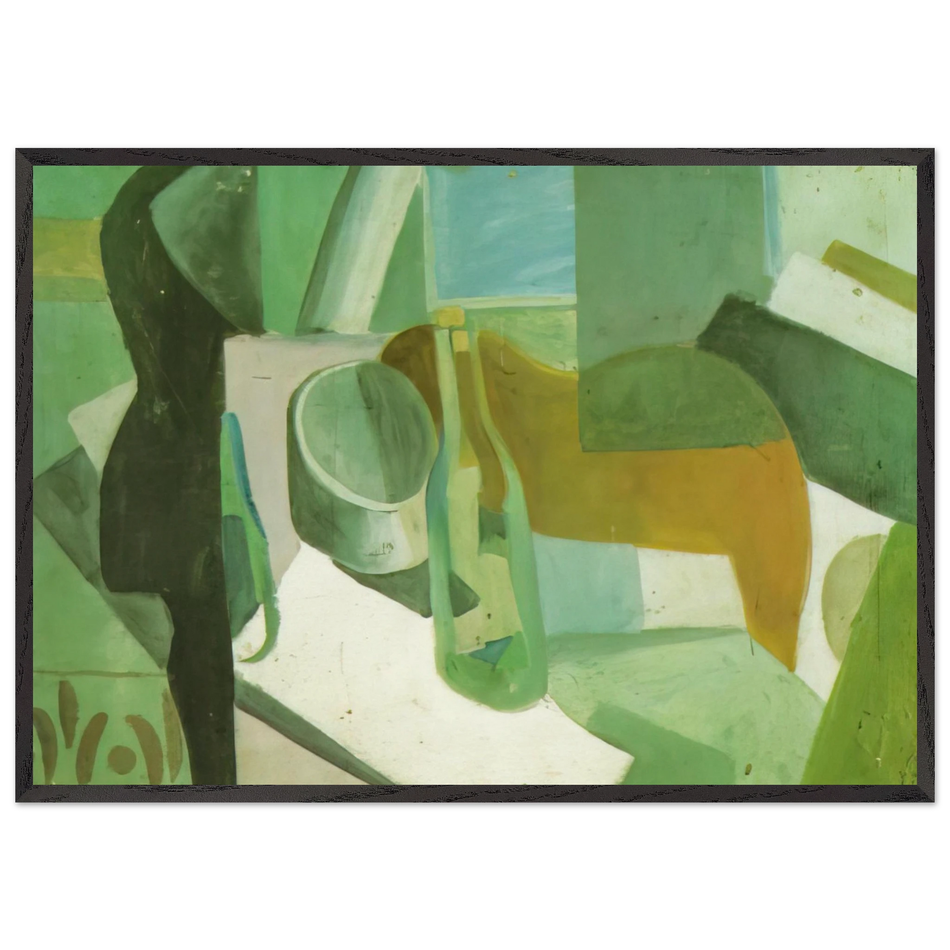 STILL LIFE 4 N2 - Salvador Dali Framed Art Print – Black Wooden Frame - Default Title - -Framed Art Print