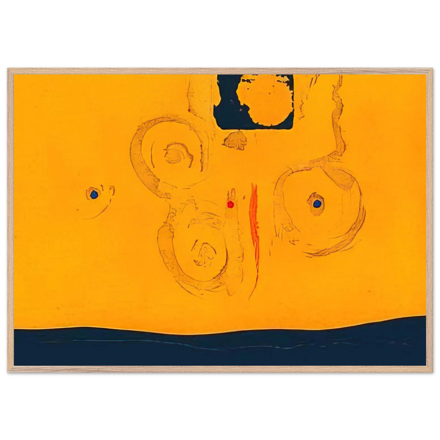 Helen Frankenthaler - Plaza Real - 1988 Wall art - 21x29.7 cm / 8x12" - Fine Art Poster - -