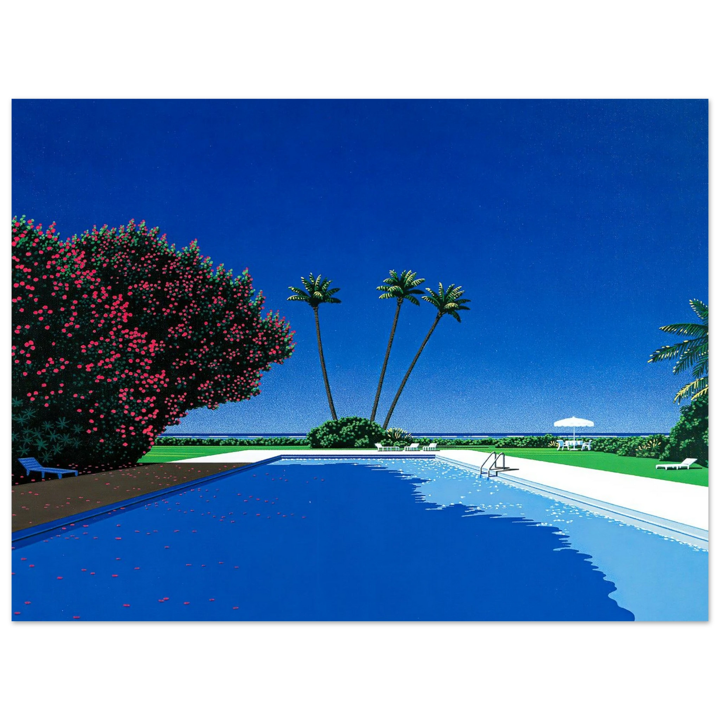 Hiroshi Nagai - Time Goes By Wall Art - 60x80 cm / 24x32 inches - Fine Art Poster - -